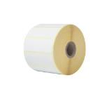 Brother BDE-1J026076-102 White Direct Thermal Die-Cut Label Roll, 76mm x 26mm (Order Multiples of 8)