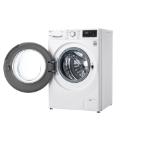 LG F2WV3S7S3E, Washing Machine, Slim design, 7 kg, 1200 rpm, Energy Efficiency D, Spin Efficiency B, Inverter Direct Drive, AI DD, Steam, Smart Diagnosis, Add Item, WxHxD/600x850x475 mm, White