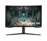 Samsung 27BG650 27" Odyssey G6 Smart, Curved 1000R, VA, 240 Hz, 1 ms GTG, 2560x1440, 350 cd/m2, 2500:1 Contrast, Eye Saver, Flicker Free, AMD FreeSync Premium Pro, DP 1.4, 2xHDMI 2.1, 2xUSB, Wi-Fi, Bluetooth, Speakers, Tizen, Black