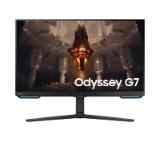 Samsung 32BG700 32" Odyssey G7 Smart, IPS, 144 Hz, 1 ms GTG, 3840x2160, 350 cd/m2, 1000:1 Contrast, HDR 400, Eye Saver, Flicker Free, AMD FreeSync Premium Pro, DP 1.4, 2xHDMI 2.1, 2xUSB 3.0, Wi-Fi 5, Bluetooth 5.2, Speakers, Tizen, Black