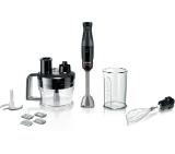 Bosch MSM4B670, SER4, Blender, ErgoMaster, 1000 W, Dynamic Speed Control, QuattroBlade System Pro, Included Blender, Measuring cup, Food processor & Stainless steel whisk, Black, anthracite