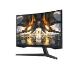 Samsung 27AG550A 27" Curved Odyssey G55A, VA, 165 Hz, 1 ms (MPRT), 300 cd/m2, 2500:1, 2560x1440, Mega DCR, AMD FreeSync Premium, Display Port, HDMI, Black