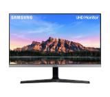 Samsung U28R550, 28" IPS, 60Hz, 4 ms GTG, 16:9 3840 x 2160, 300 cd/m2, 1000:1 Contrast, HDR10, Mega DCR, FreeSync, Eco Saving Plus, Eye Saver Mode, Flicker Free, Game Mode, 2xHDMI 2.0, Display Port 1.2, Headphone Jack, 178°/178°, Dark Blue Gray