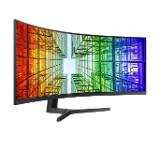 Samsung 49" 49A950 VA QLED, 120 Hz, 4 ms GTG, 5120x1440, 350 cd/m2, 3000:1, HDR 400, Eye Saver, Flicker Free, USB Type C, LAN, 3xUSB 3.0, Display Port, 2xHDMI, Speakers, Headphone Jack, 178°/178°, Black