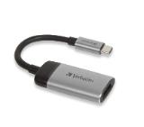 Verbatim USB-C to HDMI 4K Adapter - USB 3.1 Gen 1/HDMI 10cm Cable