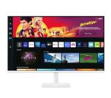 Samsung 32BM701, 32" VA LED, SMART, 60 Hz, 4 ms GTG, 3840x2160, 300 cd/m2, 3000:1, HDR 10, Eye Saver, Flicker Free, Auto Source Switch+, USB-C, 3xUSB 2.0, 2xHDMI 2.0, Wi-Fi 5, Bluetooth 4.2, Speakers, 178°/178°, White