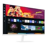 Samsung 32BM701, 32" VA LED, SMART, 60 Hz, 4 ms GTG, 3840x2160, 300 cd/m2, 3000:1, HDR 10, Eye Saver, Flicker Free, Auto Source Switch+, USB-C, 3xUSB 2.0, 2xHDMI 2.0, Wi-Fi 5, Bluetooth 4.2, Speakers, 178°/178°, White