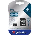 Verbatim micro SDXC 64GB Pro Class 10 UHS-I