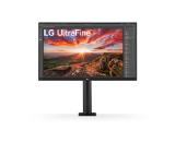 LG 27UN880P-B, 27" UltraFine UHD, IPS 4K, 5ms, 1000:1, 350cd/m2, 3840 x 2160, sRGB 99%, HDR 400, HDMI, USB-C, DisplayPort, AMD FreeSync, Headphone out, Tilt, Height (Range), Swivel, Pivot, MAXX Audio 5W, Black