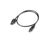 Lanberg USB-C(M) -> USB-A(M) 2.0 cable 1m QC, black BOX