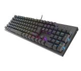 Genesis Mechanical Gaming Keyboard Thor 303 RGB Backlight Red Switch Hot Swap US Layout Black