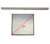 Acer M87-S01MW Projection Screen, 87" (4:3), 70''x70'' (Area 1740mm X 1740mm), Wall & Ceiling, Matte White, Manual, 5.5Kg