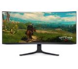 Dell Alienware AW3423DWF, 34" CURVED QD-OLED GAMING LED 21:9 AR, 0.1ms GtG, WQHD (3440x1440), 165Hz, 1000:1, 250 cd/m2, AMD FreeSync Premium, HDR 400, 99.3% DCI-P3 ,HDMI, DP, USB 3.2 Hub, PIP, PBP, ComfortView, Height Adjustable, Swivel, Tilt, Black