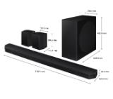 Samsung HW-Q930B Soundbar 540 Watts 9.1.4ch, Wireless Dolby Atmos, Q-Symphony, SpaceFit Sound+, Black