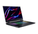 Acer Nitro 5, AN517-55-782C, Core i7-12700H(3.50GHz up to 4.70GHz, 24MB), 17.3" FHD (1920x1080) IPS, 144Hz, 8GB DDR5 (1 slot free), 1024GB PCIe SSD, RTX 4060 8GB GDDR6, Wi-Fi 6ax, BT 5.1, HD Mic&Cam, RGB Backlit KB, Linux, Black