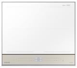 Samsung NZ64B5067YY/U2, Bespoke induction hob SlimFit, Dual Flex Zone, Touch slider control, 7.4 kW, 15 cooking levels+booster, WiFi connectivity, White glass, Beige control panel