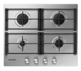 Samsung NA64H3010AS/L1, Built-in 4 Burner Gas Hob with Cast Iron Grates, 9.6 Kw, surface stainless steel