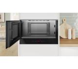 Bosch BFL7221B1, SER8, Built-in microwave, 21l, AutoPilot 7, LED light, left hinge,TFT, black