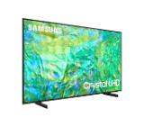 Samsung 75" 75CU8072 4K UHD LED TV, SMART, 4K, 3xHDMI, 2xUSB, Wi-Fi 5, Bluetooth 5.2, Frameless, Black