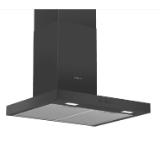 Bosch DWB66BC60, SER2, Chimney hood 60cm B, max 621 m3/h, 69 dB, Box design,black