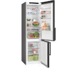 Bosch KGN39VXCT, SER4, FS fridge-freezer NoFrost, C, 203/60/66cm, 363l(260+103), 35dB(B), IC, VitaFresh XXL, 0° drawer, Glossy Backwall with Multi Airflow, Intelligent Inverter Technology, handles, Black Inox Antifingerprint