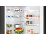 Bosch KGN39VXCT, SER4, FS fridge-freezer NoFrost, C, 203/60/66cm, 363l(260+103), 35dB(B), IC, VitaFresh XXL, 0° drawer, Glossy Backwall with Multi Airflow, Intelligent Inverter Technology, handles, Black Inox Antifingerprint