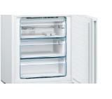 Bosch KGN49XWEA, SER4, FS fridge-freezer NoFrost, E, 203/70/67cm, 438l(330+108), 40dB(C), IC, VitaFresh, White, display