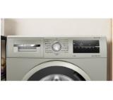 Bosch WAN28250BY, SER4, Washing machine 8kg, C, 1400 rpm, 51/75dB(B), silver-inox black-grey door, Silver inox