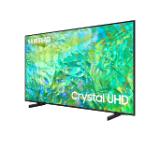 Samsung 55" 55CU8072 4K UHD LED TV, SMART, 3xHDMI, 2xUSB, Wi-Fi 5, Bluetooth 5.2, Frameless, Black