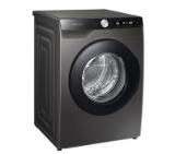 Samsung WW90T504DAX/S7, Washing Machine,  9 kg, 1400 rpm,  Energy Efficiency A, Eco Bubble, AI Control, Hygiene Steam, Spin Efficiency B,  Inox