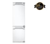 Samsung BRB26713DWW/EF, Refrigerator integrated, Fridge Freezer, 264l (190l/74l), No Frost, Twin Cooling Plus, Fresh Zone, Energy Efficiency D, H 177.5 cm, White