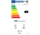 Samsung BRB26713DWW/EF, Refrigerator integrated, Fridge Freezer, 264l (190l/74l), No Frost, Twin Cooling Plus, Fresh Zone, Energy Efficiency D, H 177.5 cm, White