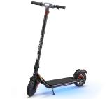 Sharp Electric Scooter, Range per charge: 25 km, LED Display, USB Charging Port, Bluetooth, IPX4 certification, Wheel size: 8.5", Dual brake systems, Wooden illuminated deck, Max load: 120 kg, Black