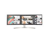 LG 49WL95CP-W, 49" 32:9 Curved UltraWide Dual QHD 5120x1440 IPS Panel, USB Type-C, 5ms, 350 cd/m2, 1000:1, HDR10, sRGB 99%, FreeSync, 3 PBP, HDMI, DisplayPort, Speacer 2ch 10W, Tilt, Height, Swivel, Tiltan