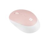 Natec Mouse Harrier 2, 1600 DPI Bluetooth 5.1 White-Pink