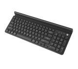 Natec Keyboard Felimare US Layout Wireless Bluetooth + 2.4 GHz Slim Pnone/Tablet Holder, Black