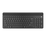 Natec Keyboard Felimare US Layout Wireless Bluetooth + 2.4 GHz Slim Pnone/Tablet Holder, Black