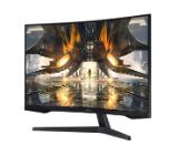 Samsung 32AG550A 32" Curved Odyssey 1000R, VA, 2560x1440, 16:9, 165 Hz, 1 ms (MPRT), 300 cd/m2, 2500:1, HDR10, Mega DCR, AMD FreeSync Premium, Display Port 1.4, HDMI 2.0, Black