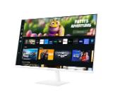 Samsung LS27BM501, 27" VA LED, SMART, 60Hz, 4ms GTG, 1920x1080, 250 cd/m2, 2xUSB 2.0, 2xHDMI 1.4, Wi-Fi 5, Bluetooth 4.2, Speakers, White