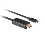Lanberg USB-C (M) -> display port (M) cable 1.8m 4K 60Hz, black