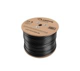 Lanberg LAN cable UTP Cat.5e 305m Outdoor Solid CU Fluke Passed, black