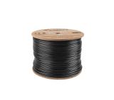 Lanberg LAN cable UTP Cat.5e 305m Outdoor Solid CU Fluke Passed, black
