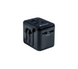 Verbatim UTA-01 Universal Travel Adapter with 2 x USB-A ports