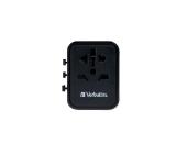 Verbatim UTA-01 Universal Travel Adapter with 2 x USB-A ports