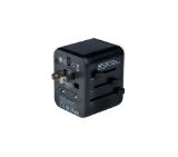 Verbatim UTA-01 Universal Travel Adapter with 2 x USB-A ports