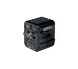 Verbatim UTA-01 Universal Travel Adapter with 2 x USB-A ports