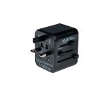 Verbatim UTA-02 Universal Travel Adapter with 1 x USB-C PD 20W / 1 x USB-A QC 3.0