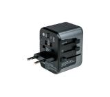 Verbatim UTA-03 Universal Travel Adapter with 1 x USB-C PD 30W & QC 3.0 / 2 x USB-C / 2 x USB-A