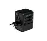 Verbatim UTA-04 Universal Travel Adapter with 1 x USB-C PD 61W & QC 3.0 / 1 x USB-C / 3 x USB-A