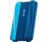 Apacer AC533, 2TB 2.5" SATA HDD USB 3.2 Portable Hard Drive Plastic / Rubber Vibrant blue